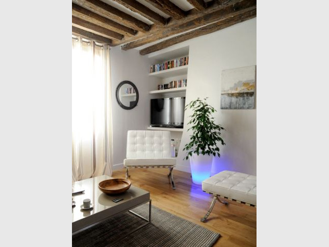 Etagère - Après - Avant/après duplex paris 5