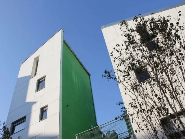 A l'entrée de la rue des Haies  - Réhabilitation du secteur Vignoles ESt