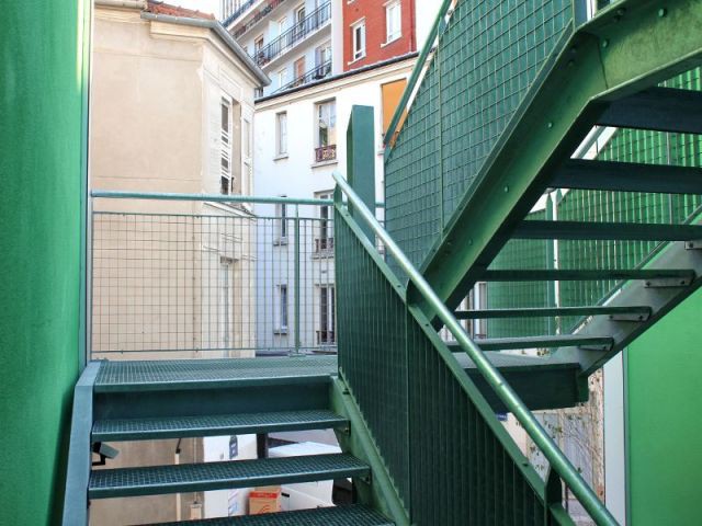 Les escaliers extérieurs  - Réhabilitation du secteur Vignoles ESt