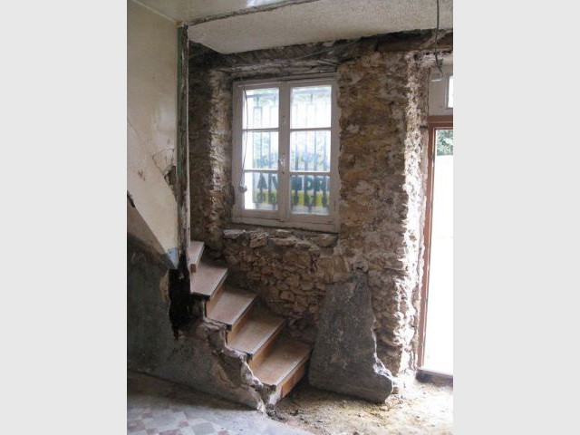 Ancien escalier - Maison Tempérage