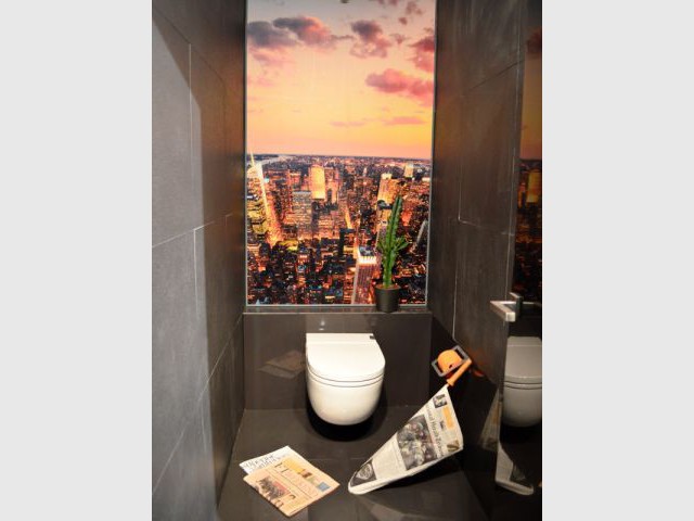 Des WC urbains façon loft new-yorkais - Ambiances toilettes
