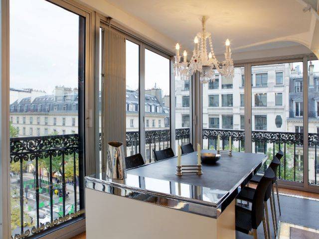 Salle à manger - table Charlotte Perriand - Appartement Le Yacht