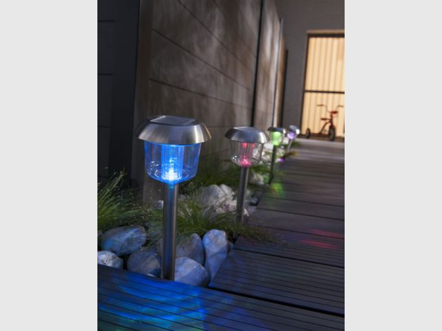 Lot de 6 bornes LED - Castorama