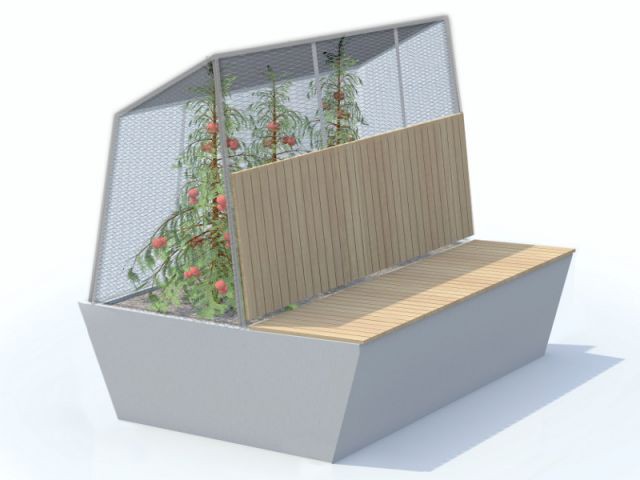 Banc urbain végétalisé - Concours Innovation