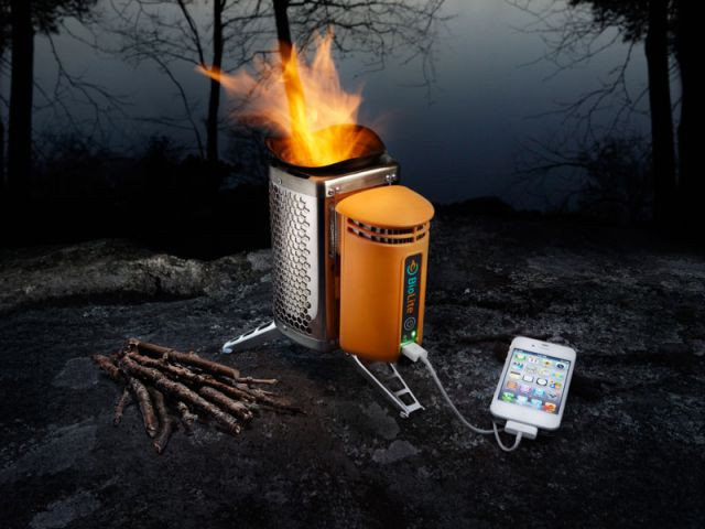 chargeur portable feu de bois - Biolite