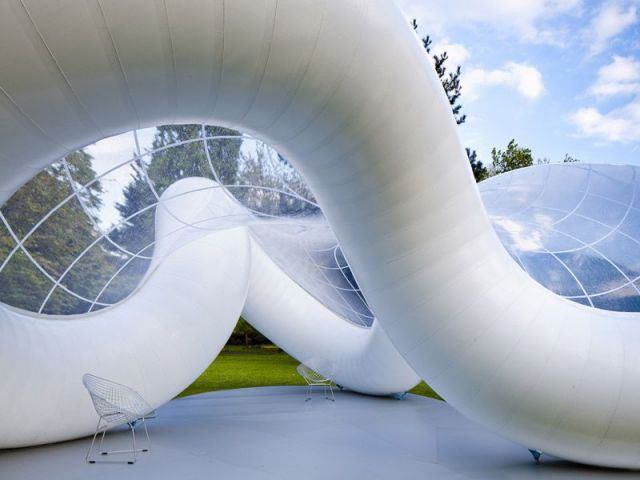 Un pavillon en forme de spirale - Peace Pavillon