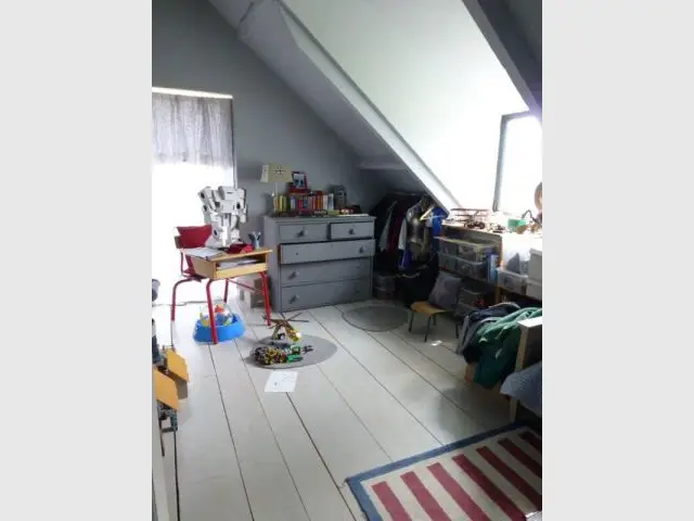 Après : les chambres des enfants - Rénovation Rambouillet - grange