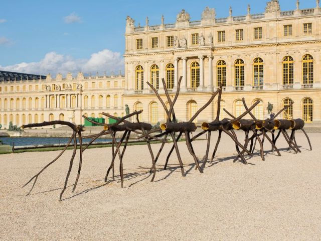 Exposition Penone Versailles jardin troncs 