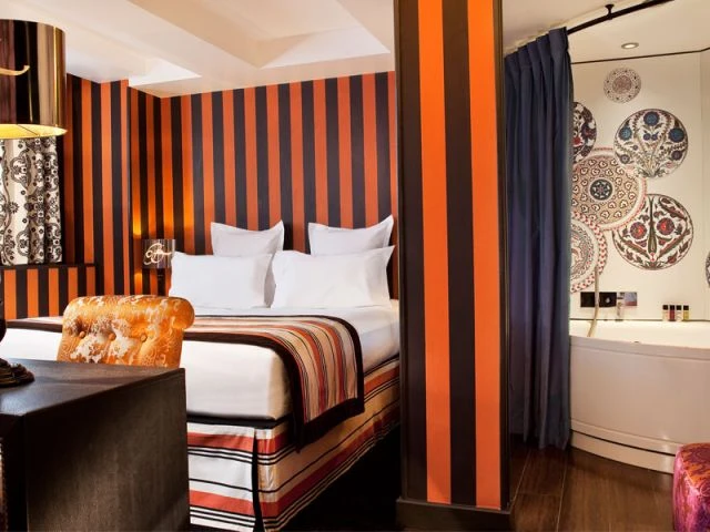 Des rayures à la S. Rykiel - Hôtel le Bellechasse