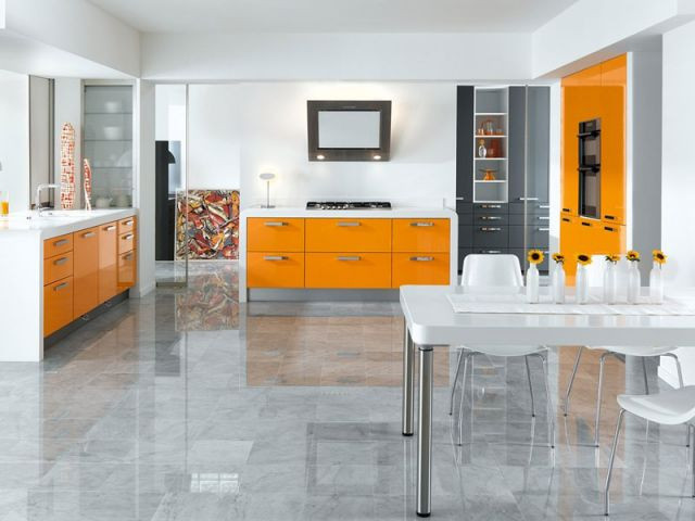 Cuisine Archos orange brillant