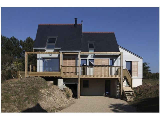 Triple volume - maison bioclimatique Bretagne