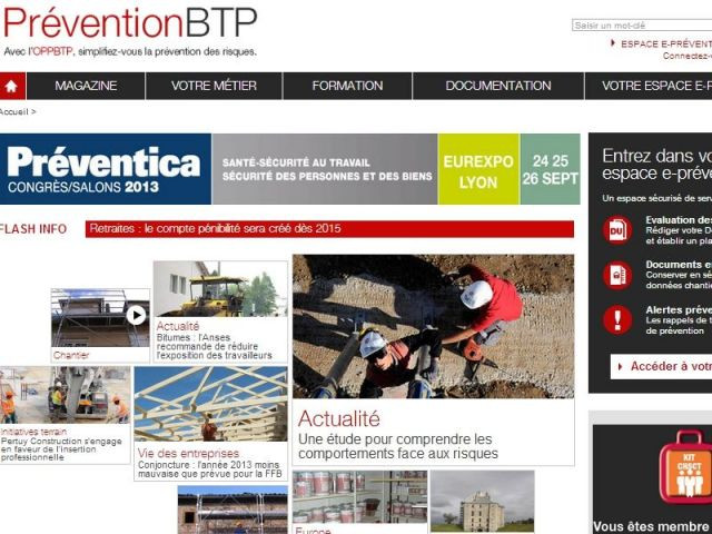 prevention BTP