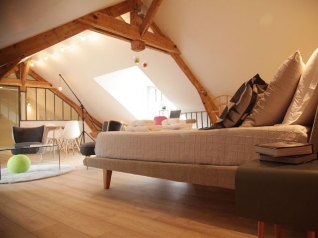 Esprit loft dans une maison bourgeoise - Reportage B&B Chez Ric et Fer 