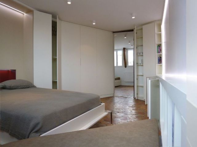 Salon séjour après travaux - appartement parisien - Francesca de Marchi