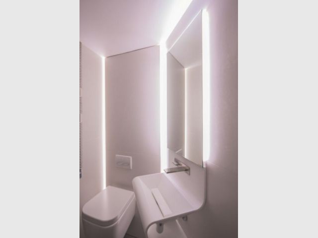 Toilettes après travaux - appartement parisien - Francesca de Marchi