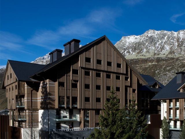Un hôtel qui respecte l'architecture traditionnelle - Chedi Andermatt 
