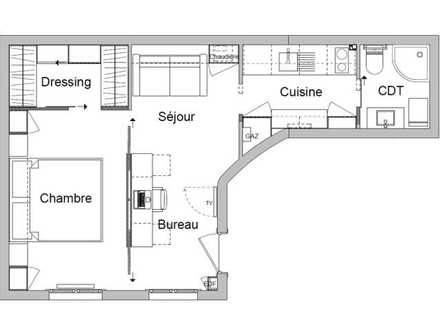 Une organisation interne complètement revue - Rénovation appartement