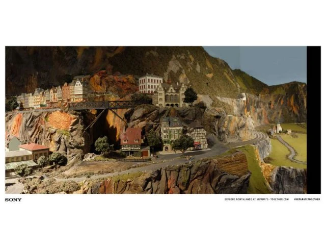 Une vue panoramique de Northlandz - Northlandz