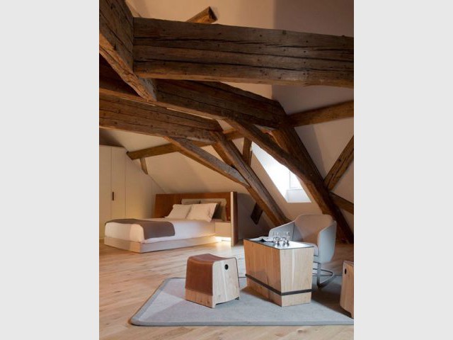Des chambres sobres et chics - Haras Strasbourg