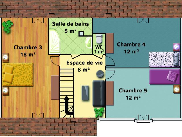 Trois chambres en plus - Surélévation