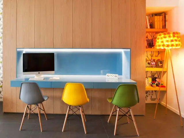 Un bureau incrusté et fonctionnel - Appartement familly loft