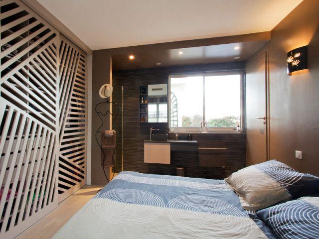 Une chambre parentale digne d'une suite d'hôtel - Appartement familly loft