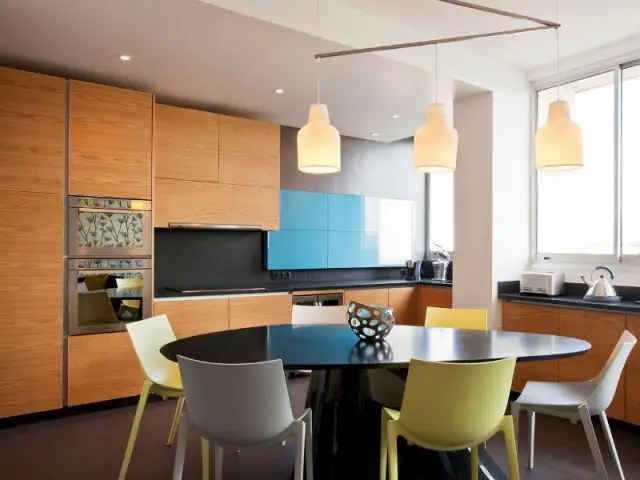 Une cuisine épurée et élégante - Appartement familly loft