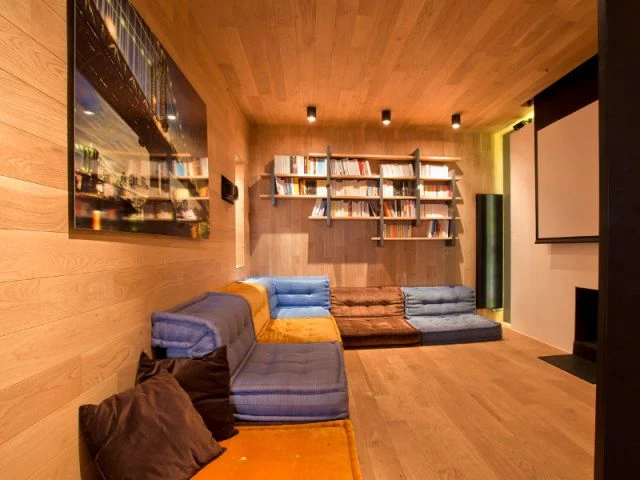 Une pièce de vie boisée et cosy - Appartement familly loft