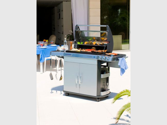 Housse barbecue gaz 135 x 52 H 101 cm - Barbecue & Co