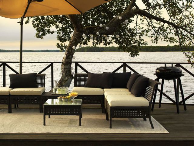 Un salon de terrasse pour des soirées chics - Une sélection de mobilier d'extérieur