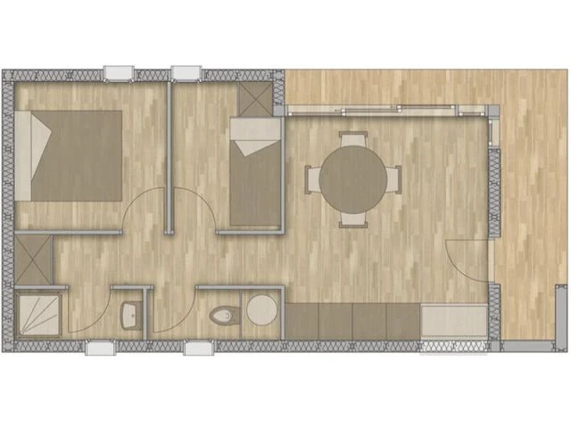 Plan  - maison qui déménage