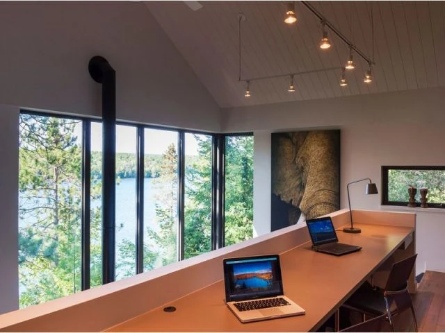 Bureau en mezzanine - Maison Messines