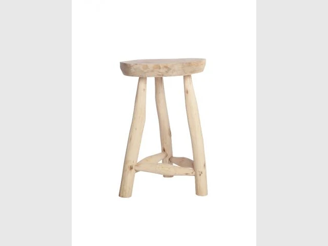 Tabouret en bois