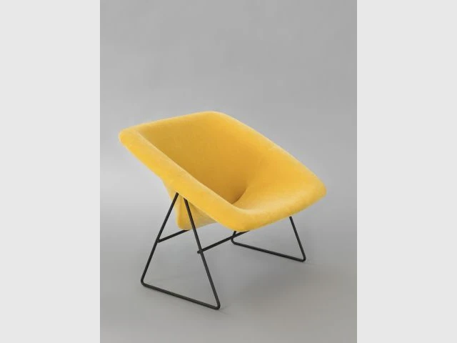 Le fauteuil Corb - Exposition 100 sièges français 1957 - 1961
