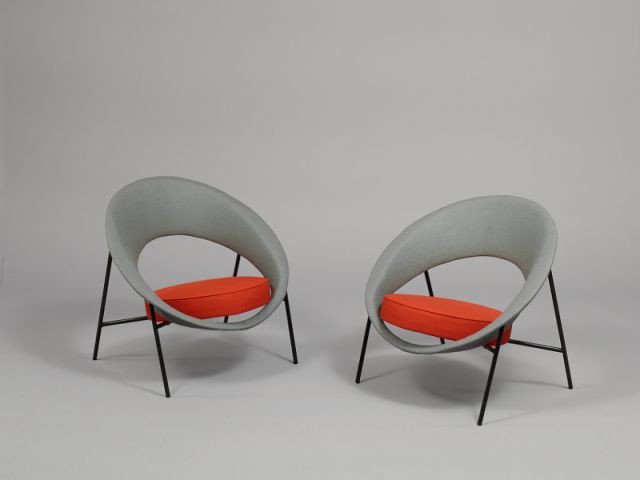 Le fauteuil Saturne  - Exposition 100 sièges français 1957 - 1961