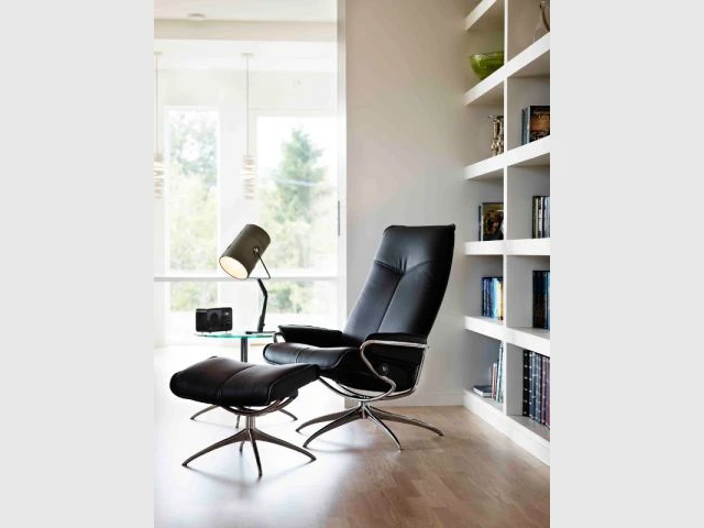 Un fauteuil cuir pour des moments agréables de lecture - Dix fauteuils pour embellir son salon