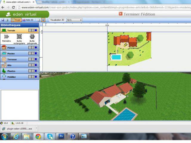 Un outil 3D pour créer son jardin  - Les outils 3d pour concevoir sa maison