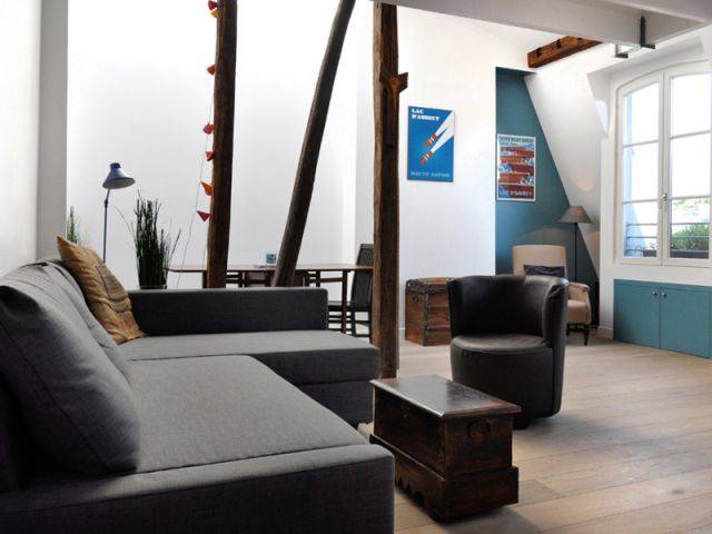 Rénovation d'un appartement sous pente Moutiez Haller Rénovation d'un appartement sous pente Moutiez Haller