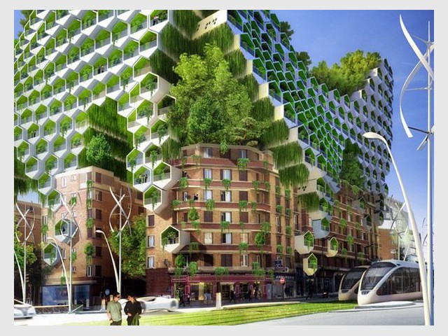 Honeycomb towers - Paris Smart City 2050