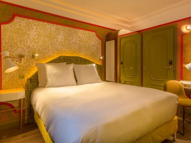 Un savant mélange de couleurs, motifs et textures, propre à chaque espace - Hôtel Idol