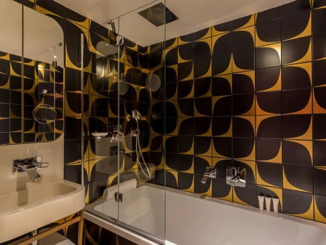 Des motifs vintage très marqués 70's - Hôtel Idol