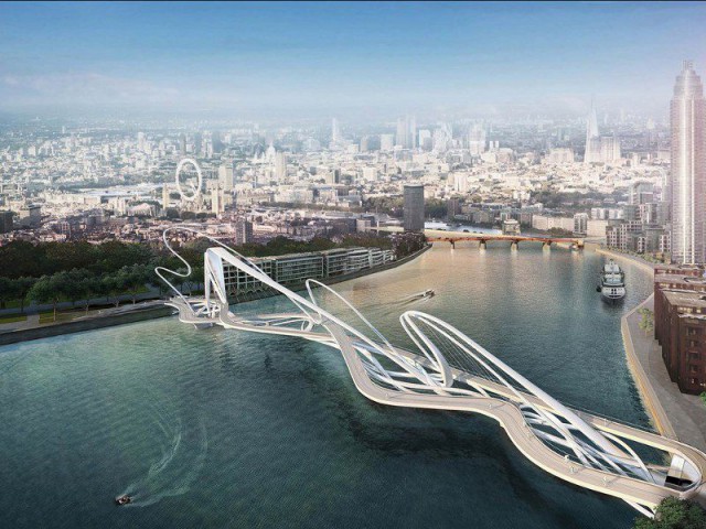 Un pont aux lignes folles - Le concours d'architecture pour la conception d'un pont à Londres