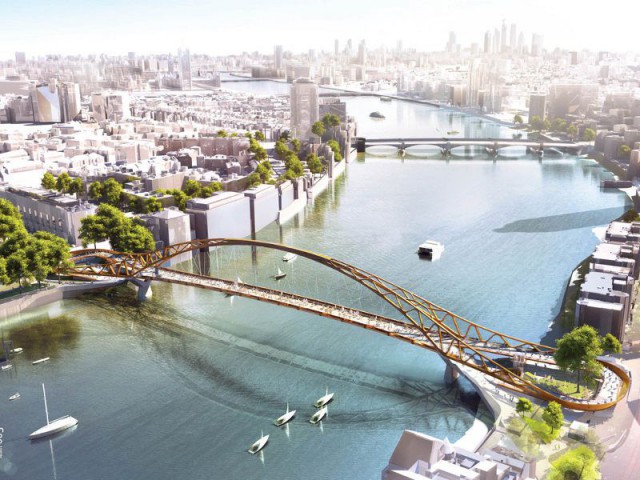 Un pont au design rétro - Le concours d'architecture pour la conception d'un pont à Londres