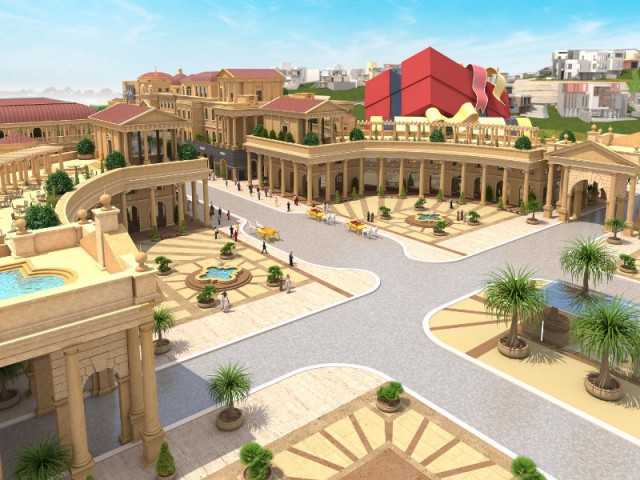 Un projet de centre commercial en plein air et climatisé - Centre commercial Katara Plaza