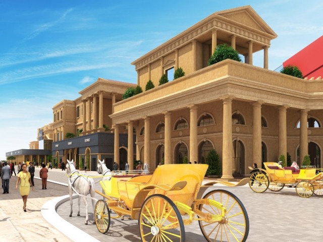Un style architectural fastueux entre époque Victorienne et Rome antique - Centre commercial Katara Plaza