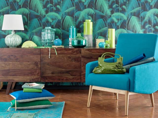 Le bleu canard envahit la maison Le bleu canard envahit la maison