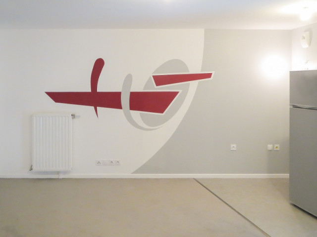 Un jeu de couleurs pour délimiter les zones d'un appartement 2/2 - Le design mural, solution pour dynamiser les intérieurs