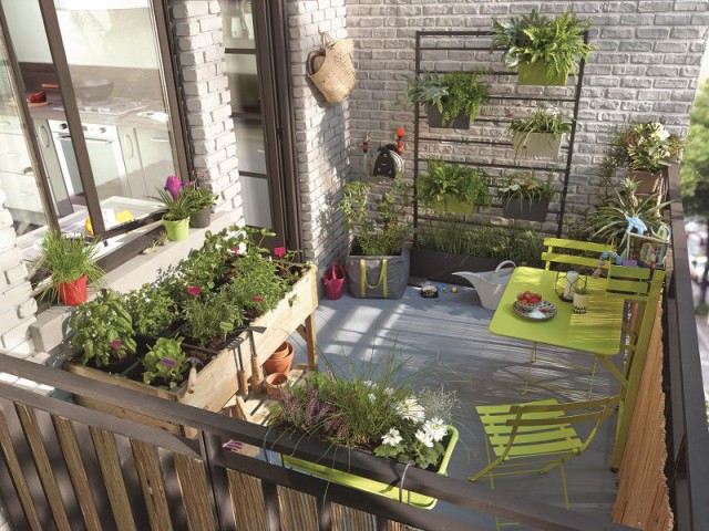 Un petit balcon gourmand de jardinier - Mini-balcons
