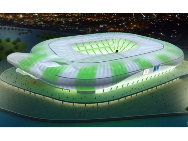 Timsah Arena, le nouveau crocodile du football turc - Un stade en forme de crocodile sort de terre