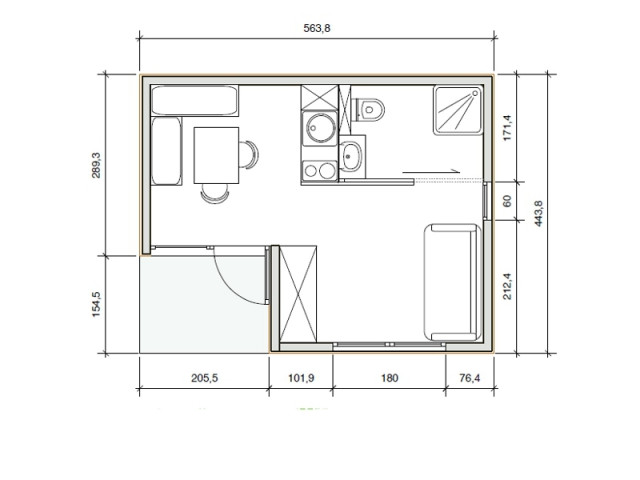 Un module d'habitation bois